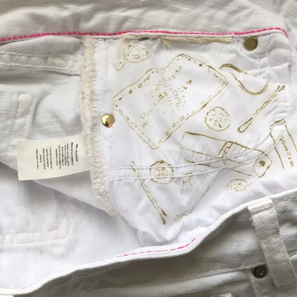 Kate Spade White Skinny Jeans (Brooke Street) Size 28